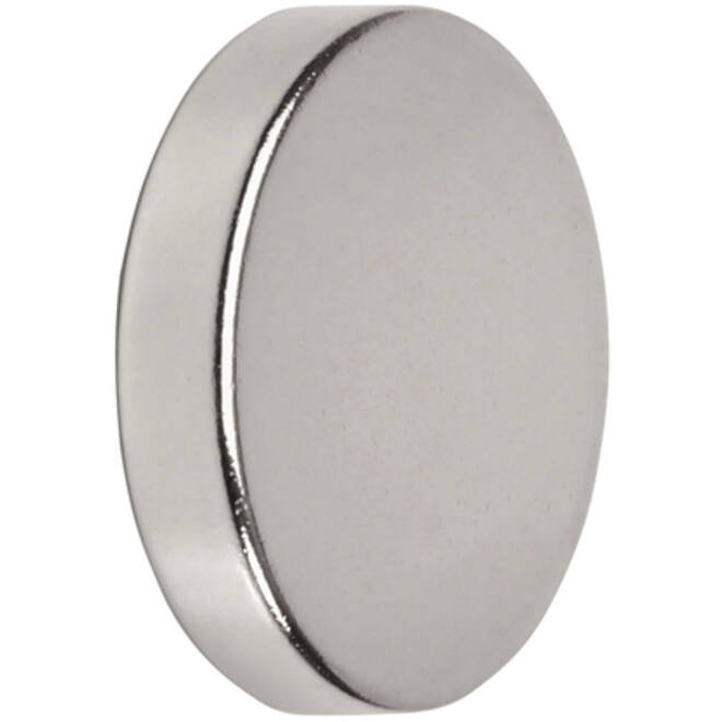 Magneet MAUL Neodymium rond 15x3mm 3.2kg 10stuks