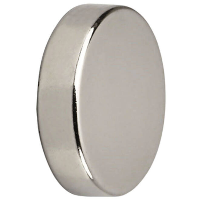 Magneet MAUL Neodymium rond 12x3mm 2.5kg 10stuks