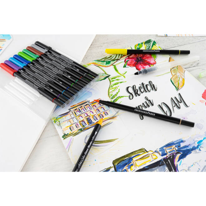 Sketch marker Eberhard Faber 12 stuks assorti
