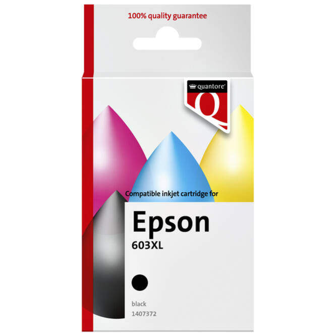 Inktcartridge Quantore alternatief tbv Epson 603XL zwart