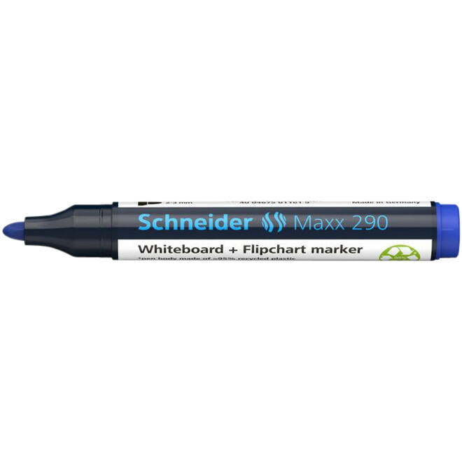 Viltstift Schneider Maxx 290 whiteboard rond 2-3mm assorti doos à 3+1 gratis