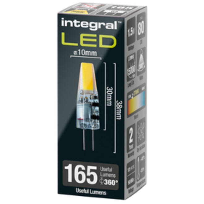 Ledlamp Integral G4 2700K warm wit 1.5W 160lumen