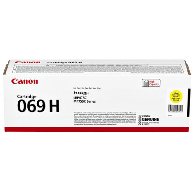 Tonercartridge Canon 069H geel