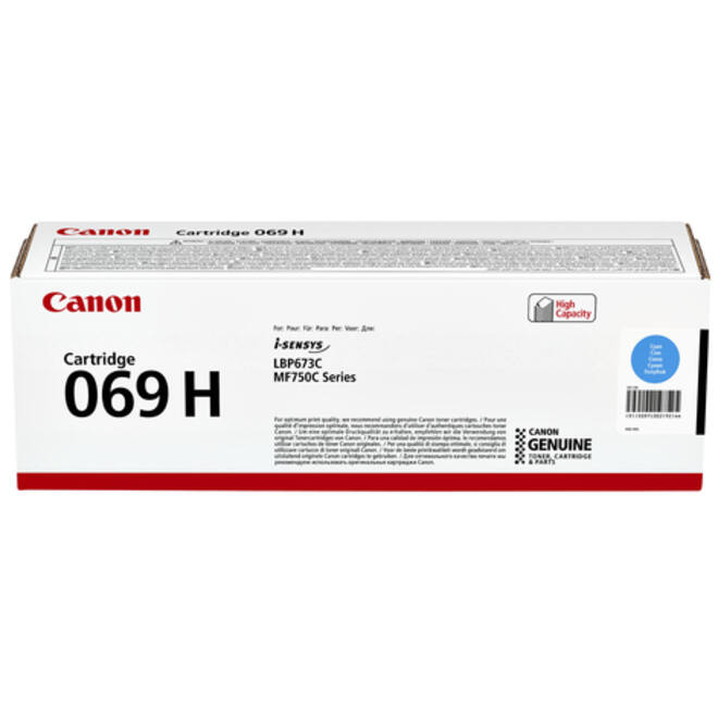 Tonercartridge Canon 069H blauw