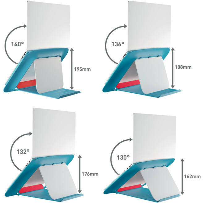 Laptopstandaard Leitz Ergo Cosy blauw