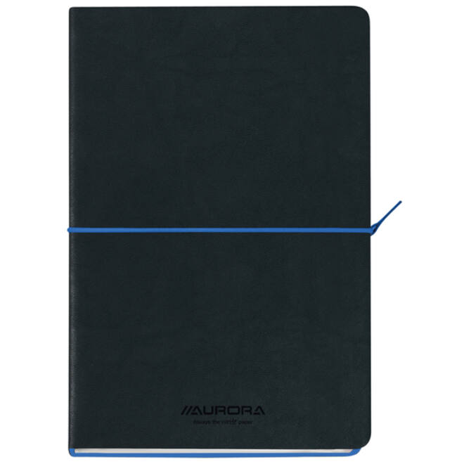 Notitieboek Aurora Tesoro A5 192blz lijn 80gr blauw
