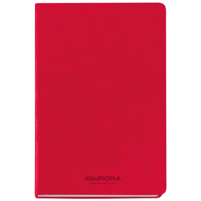 Notitieboek Aurora Capri A5 192blz lijn 80gr rood