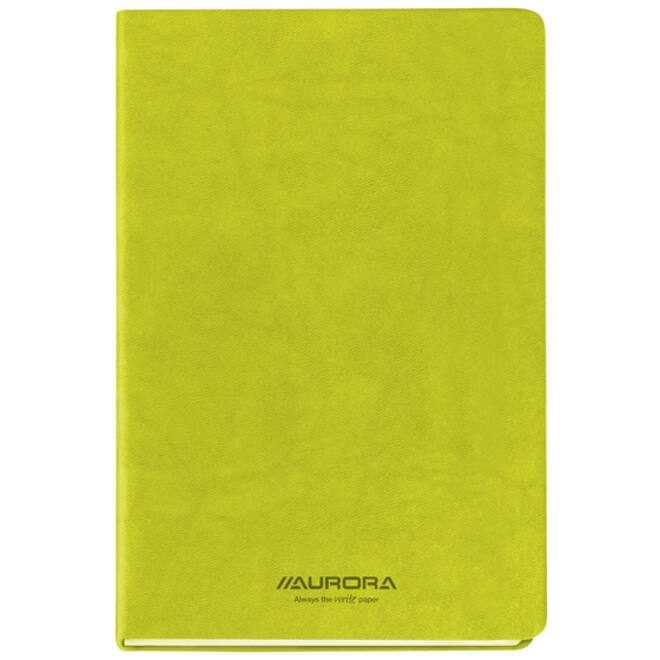 Notitieboek Aurora Capri A5 192blz lijn 80gr groen