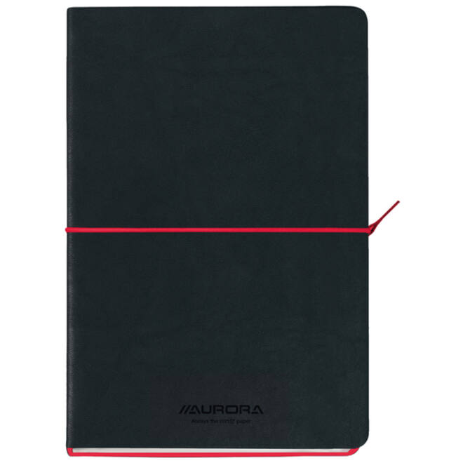 Notitieboek Aurora Tesoro A5 192blz lijn 80gr rood