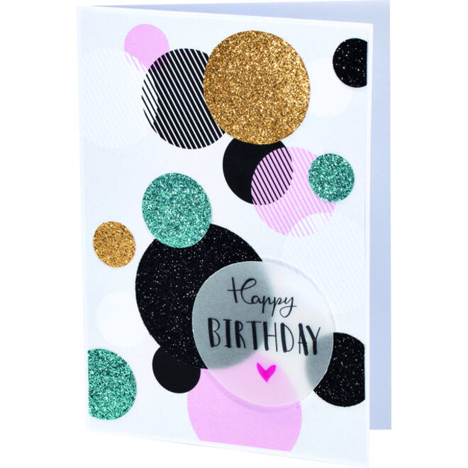 Glitterkarton Folia 50x70cm 300gr 5 vel ice assorti