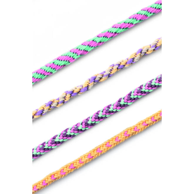 Armbandenset Folia kumihimo inclusief 2 discs 16-delig
