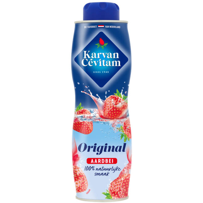 Siroop Karvan Cevitam aardbei 600ml