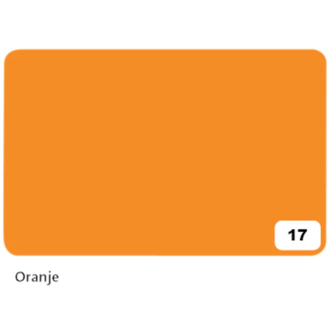 Fotokarton Folia 2-zijdig 50x70cm 300gr nr17 oranje