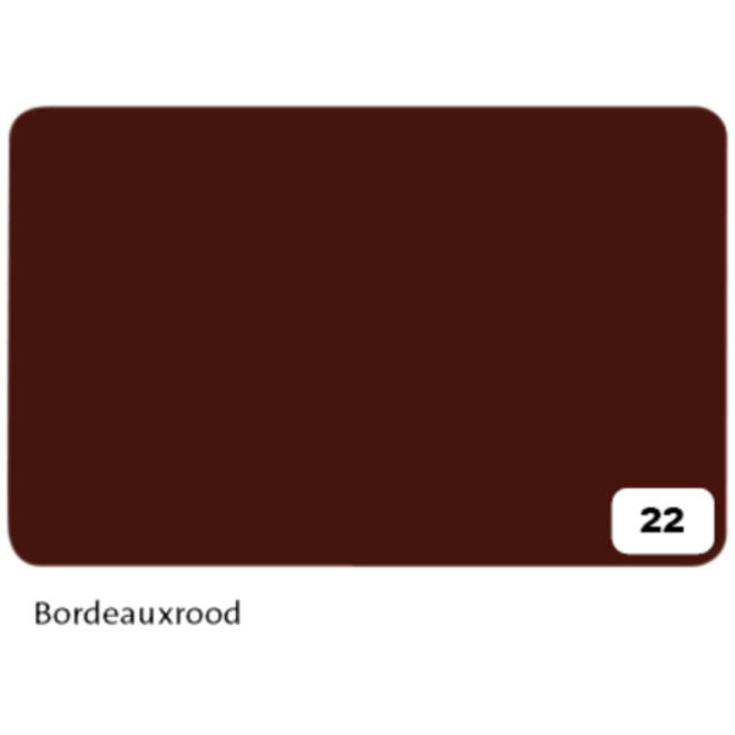 Fotokarton Folia 2-zijdig 50x70cm 300gr nr22 bordeaux rood