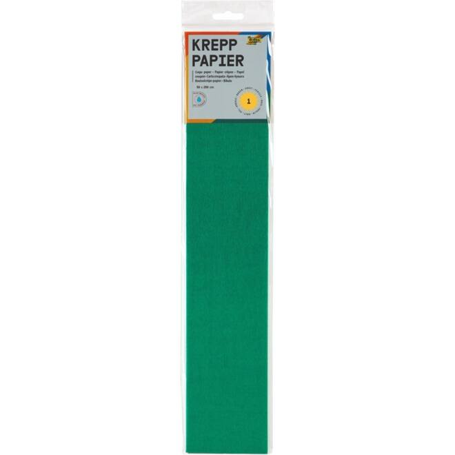 Crêpepapier Folia 250x50cm nr141 mosgroen