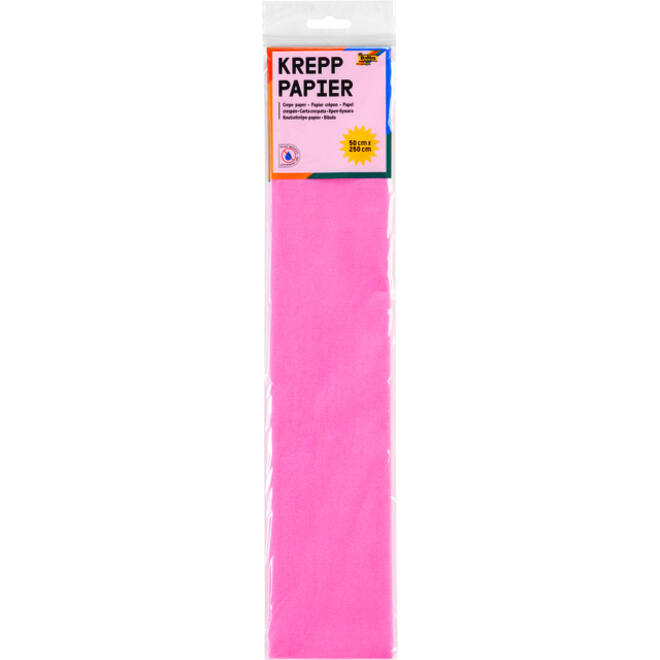 Crêpepapier Folia 250x50cm nr119 roze