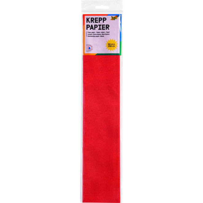 Crêpepapier Folia 250x50cm nr134 felrood