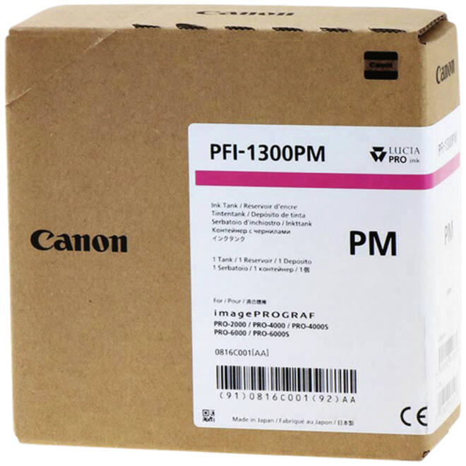 Inktcartridge Canon PFI-1300 foto rood