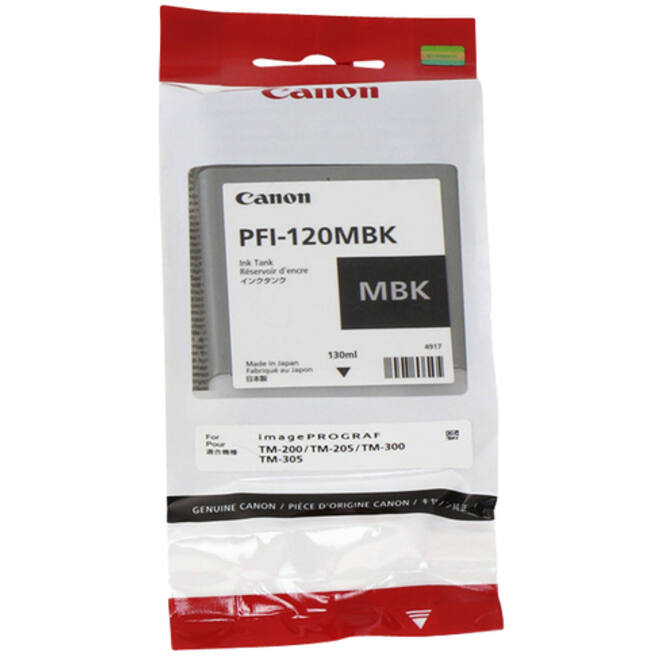 Inktcartridge Canon PFI-120 mat zwart