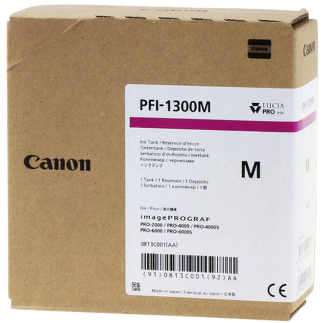 Inktcartridge Canon PFI-1300 rood