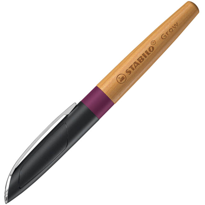 Vulpen STABILO Grow medium pruimenrood/kersen