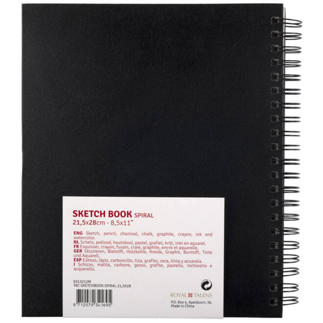 Schetsboek Talens Art Creation Spiraal 21x28cm 110gr 80vel
