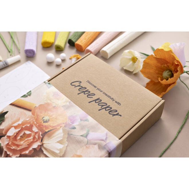 Crêpepapier Creativ Company DIY starterset bloemen