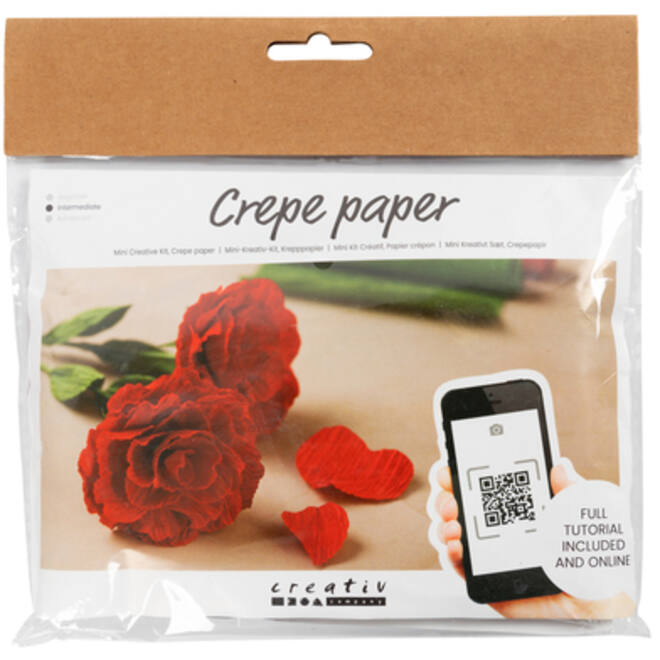 Crêpepapier Creativ Company DIY rozen