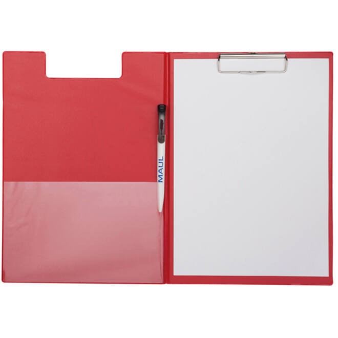 Klembordmap MAULpoly A4 staand PP-folie rood