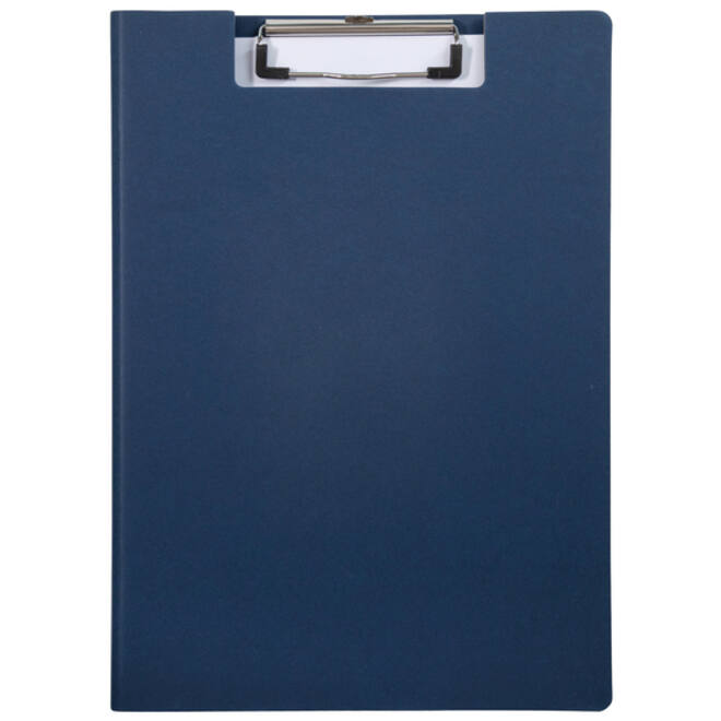 Klembordmap MAULbalance A4 versterkt karton rug 8mm blauw