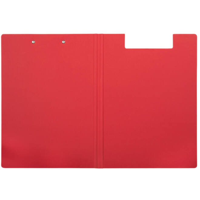 Klembordmap MAULbalance A4 versterkt karton rug 8mm rood