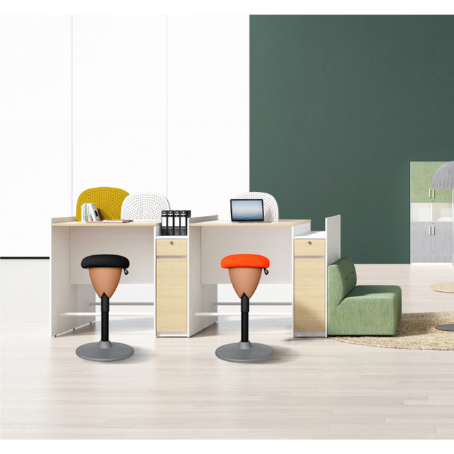 Zit-sta kruk Euroseats Pisa zwart