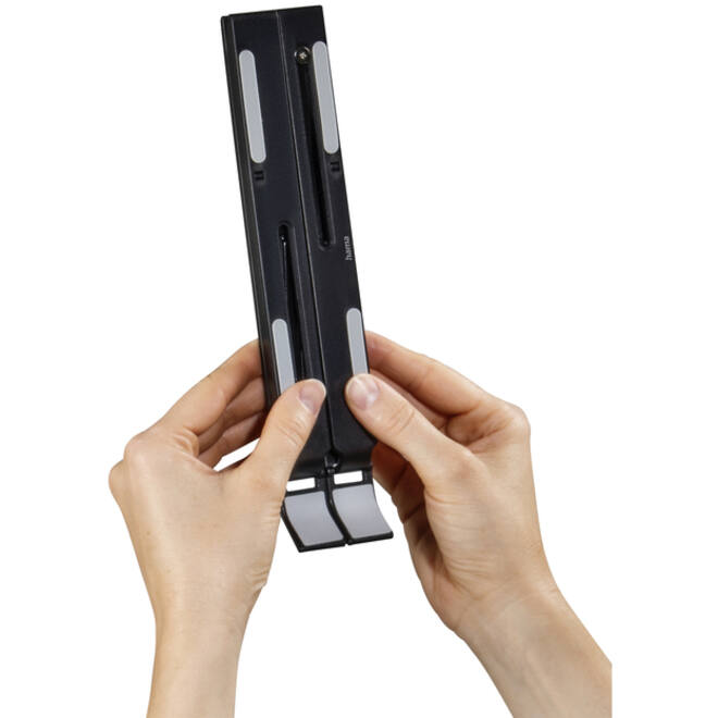 Laptopstandaard Hama light zwart