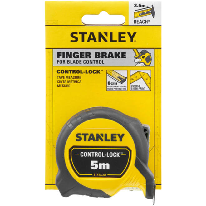 Rolmaat Stanley Control-Lock 5 meter 25mm
