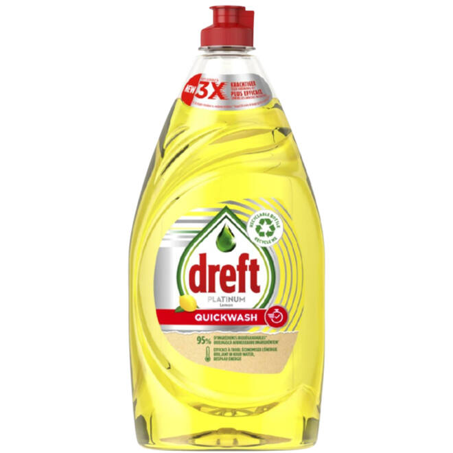 Afwasmiddel Dreft Citroen Platinum Quickwash 780ml