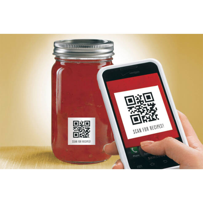 Etiket Avery L7121-25 QR code 45x45mm opaak 500 stuks