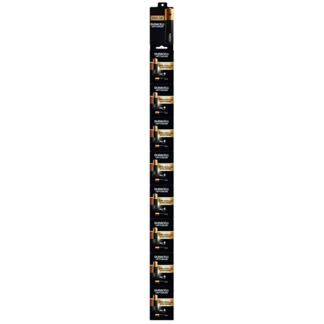 Batterij Duracell Optimum Clipstrip AA 16 blisters a 4 stuks