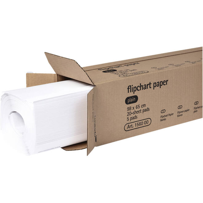 Flipoverpapier Legamaster blanco 20vel 5stuks