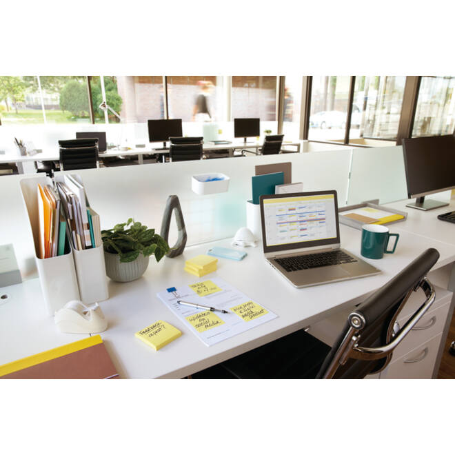 Memoblok Post-it Z-Note R350 76x127mm geel