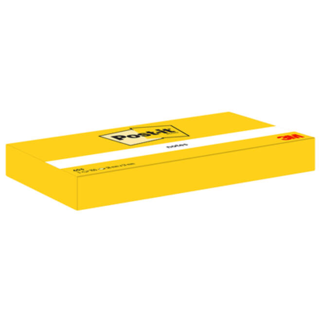 Memoblok Post-it 653 38x51mm geel