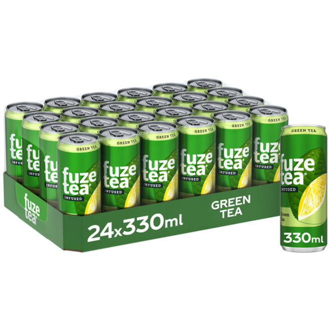 Frisdrank Fuze Tea green tea blik 330ml