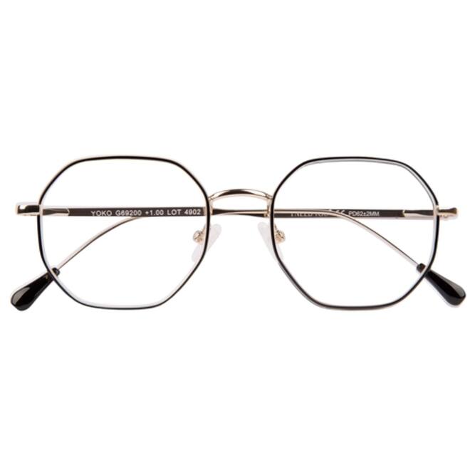 Leesbril I Need You +2.50 dpt Yoko zwart-goud