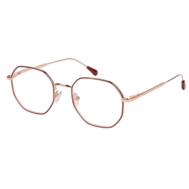Leesbril I Need You +3.00 dpt Yoko rood-koper