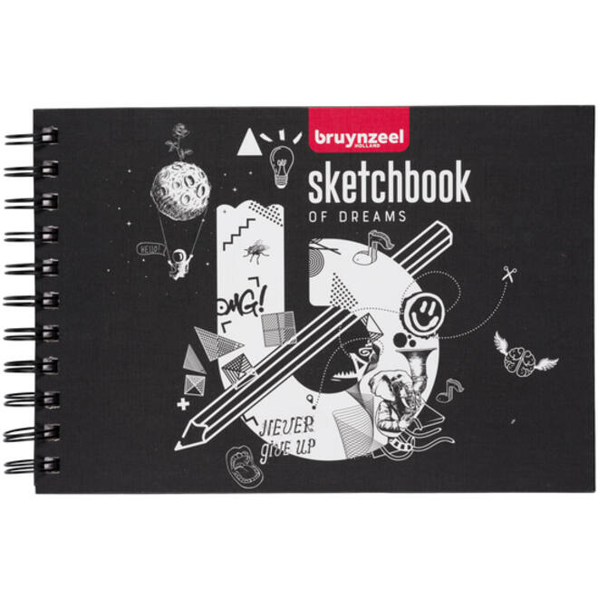 Schetsboek Bruynzeel 19,5x14,7cm 140gr 80vel