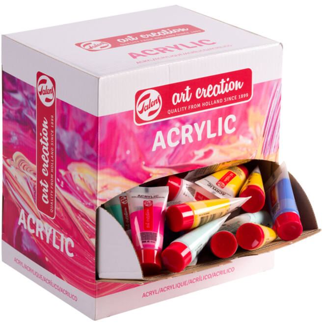Acrylverf Talens Art Creation Caribbean 12ml dispenser 100 stuks assorti