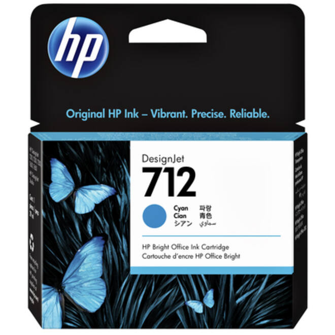 Inktcartridge HP 712 3ED67A blauw