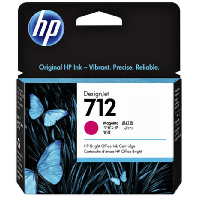 Inktcartridge HP 712 3ED68A rood