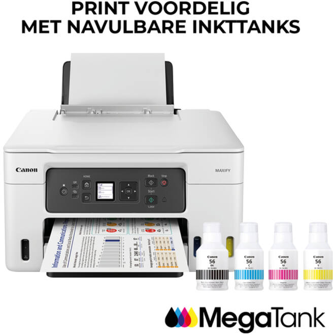 Multifunctional inktjet printer Canon MAXIFY GX3050