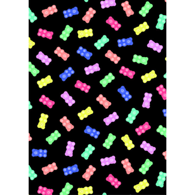 Inpakpapier Stewo Bright Fun 200x70cm assorti