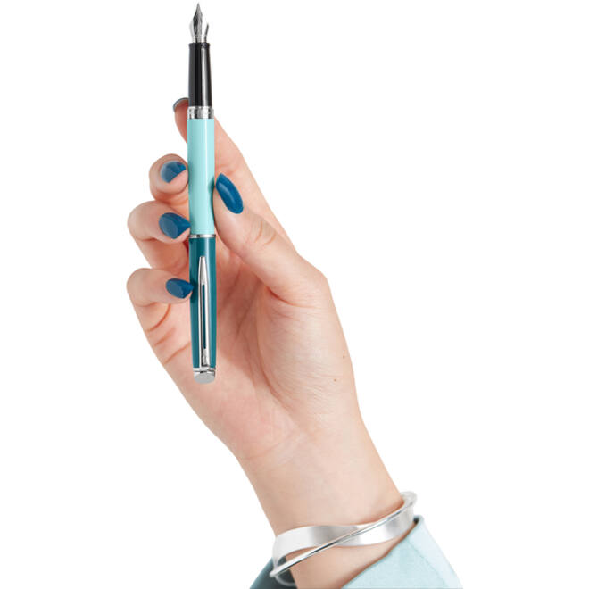 Vulpen Waterman Hémisphère Colour Blocking green CT medium